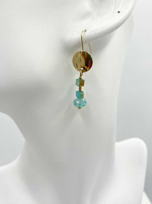 BO fleur turquoise