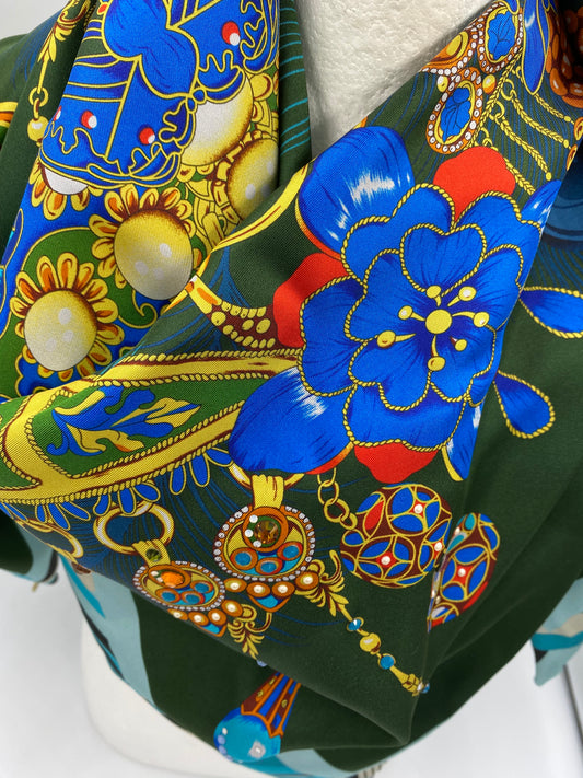 Foulard en soie « orientale »