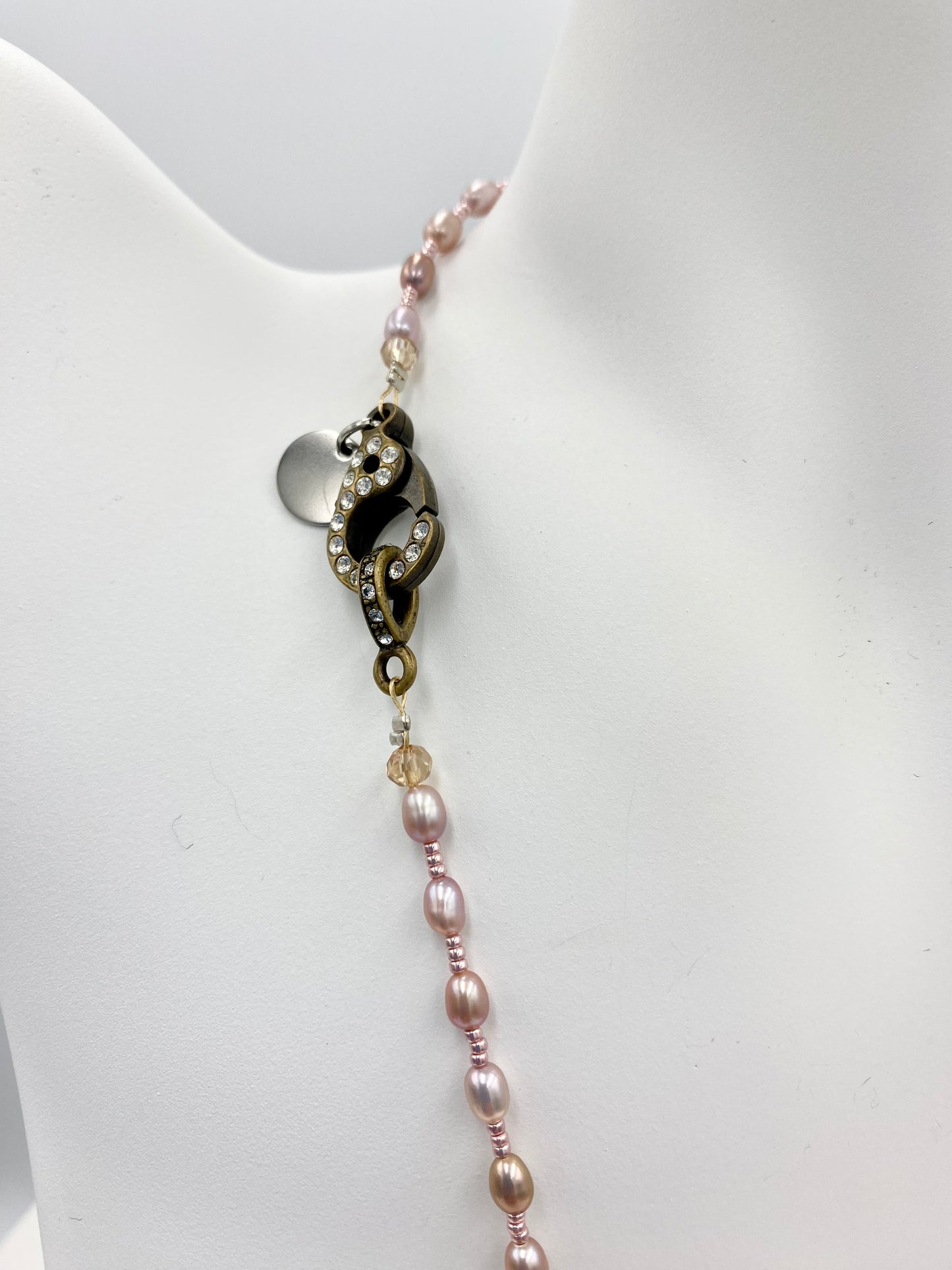 Collier « libellule cristal »01