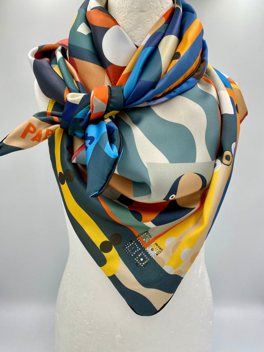 Foulard 2 en 1 ( recto/verso)