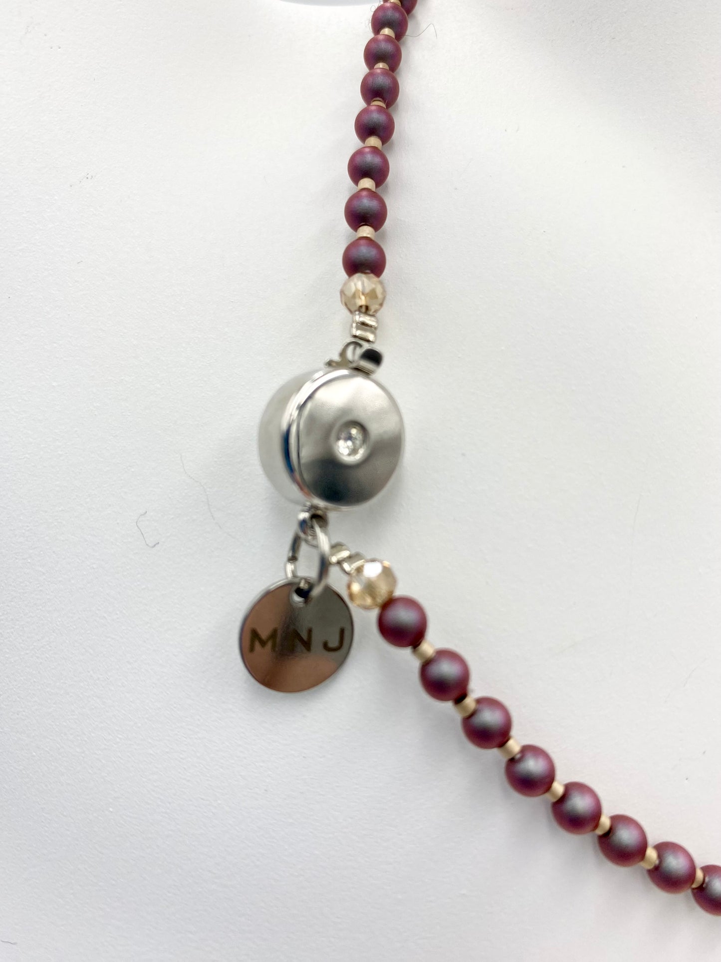 Collier «  libellule cristal »02