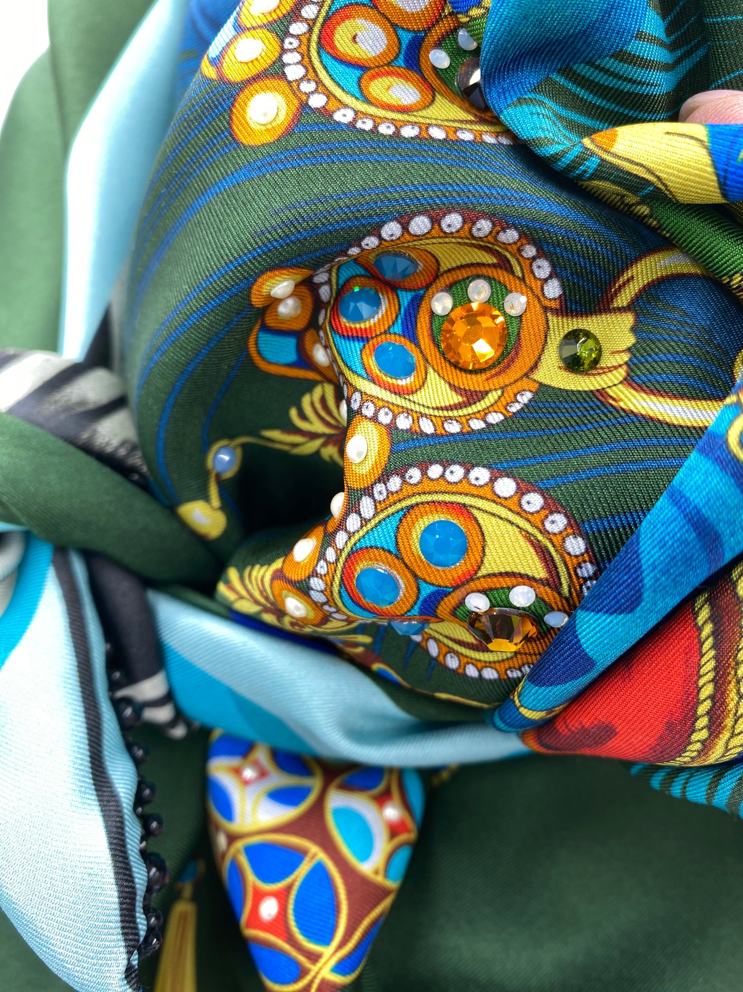 Foulard en soie « orientale »