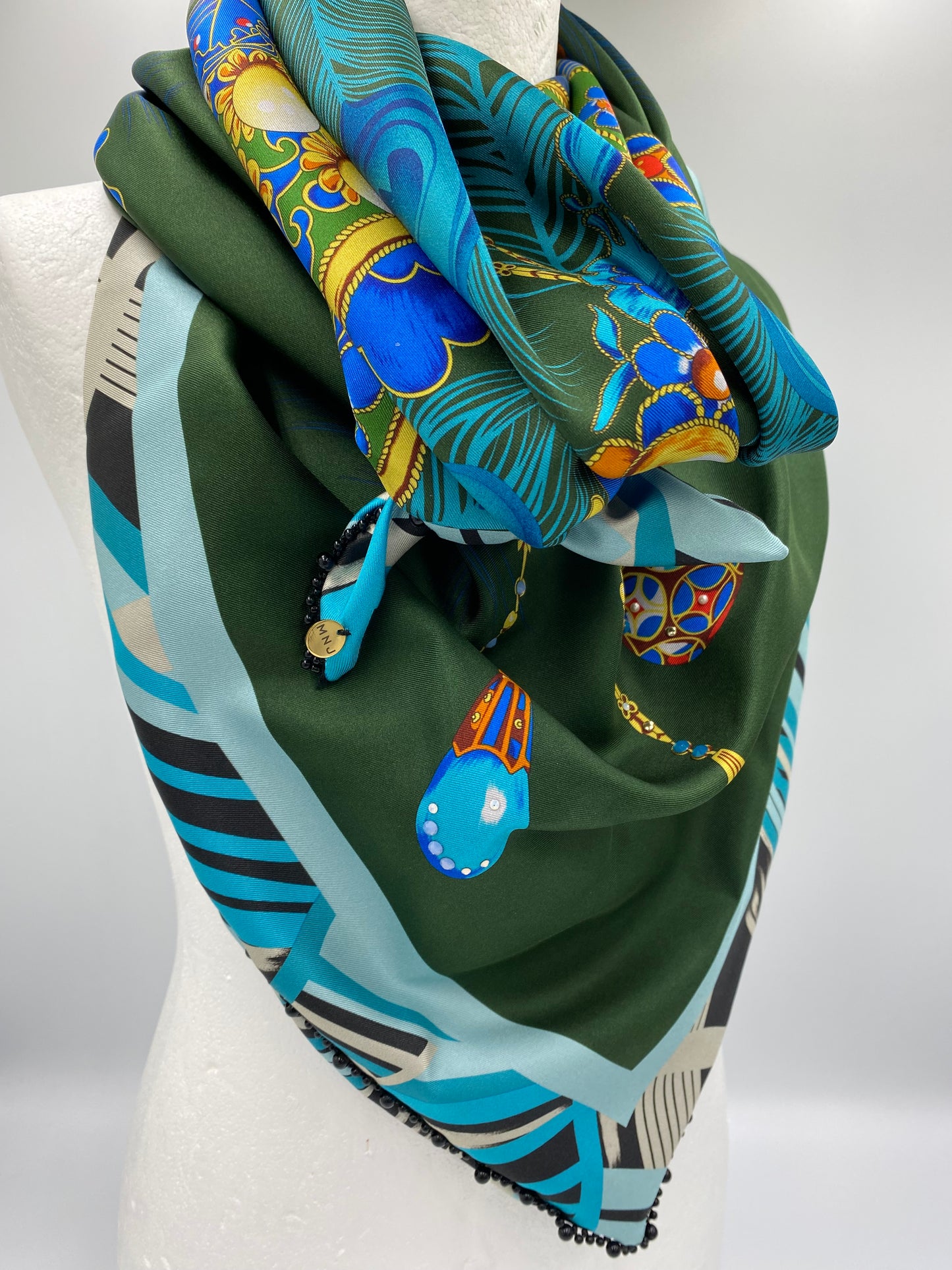 Foulard en soie « orientale »