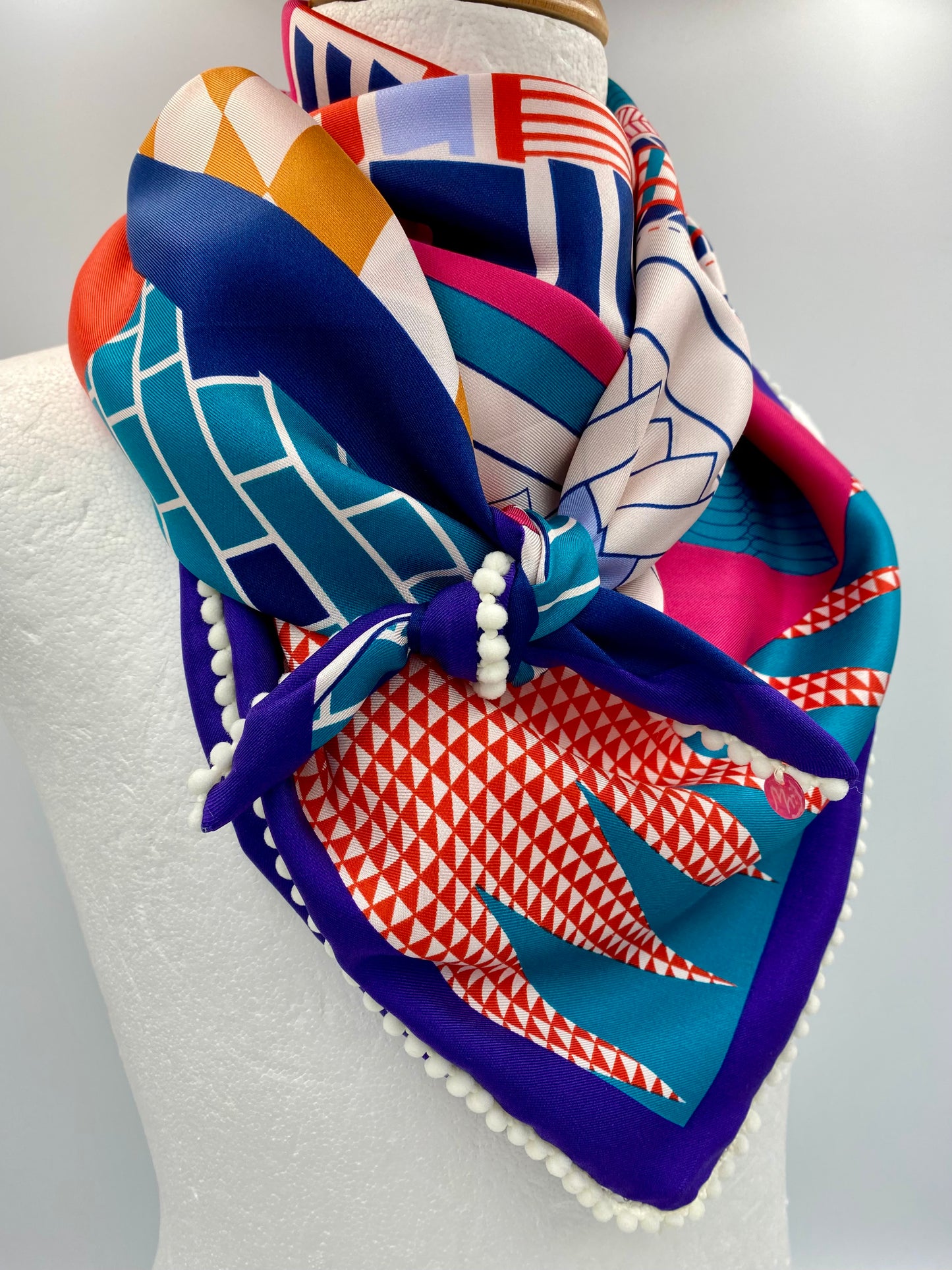 Foulard 2 en 1 ( recto /verso )